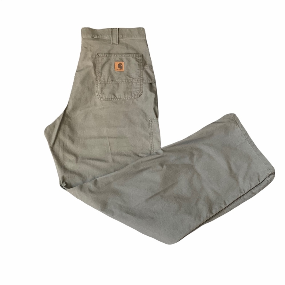 Carharrt Original Dungaree Tan Pants Workwear Size 40x34